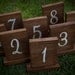 Sweet and Charming Table Numbers (that match the signs in my shop perfectly)