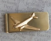 Horse Money Clip Solid Brass Vintage Triple Crown Derby Antique Silver Style Gothic Victorian Steampunk Men's Accessories Father's Day Gifts