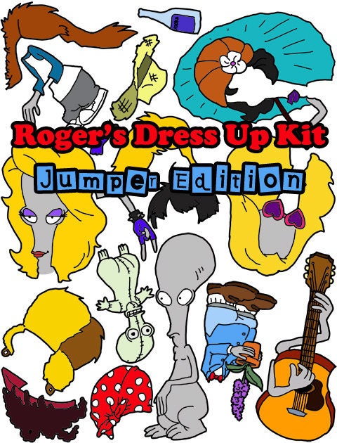 Roger's Dress Up Kit: "Jumper" Edition (Magnetic Fashion Doll)