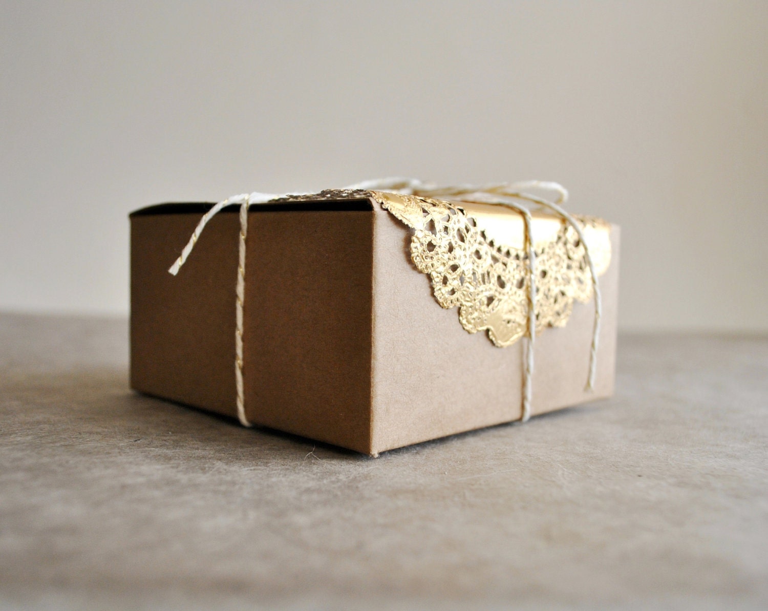 Gift box brown kraft medium 10 boxes by inkkit on Etsy