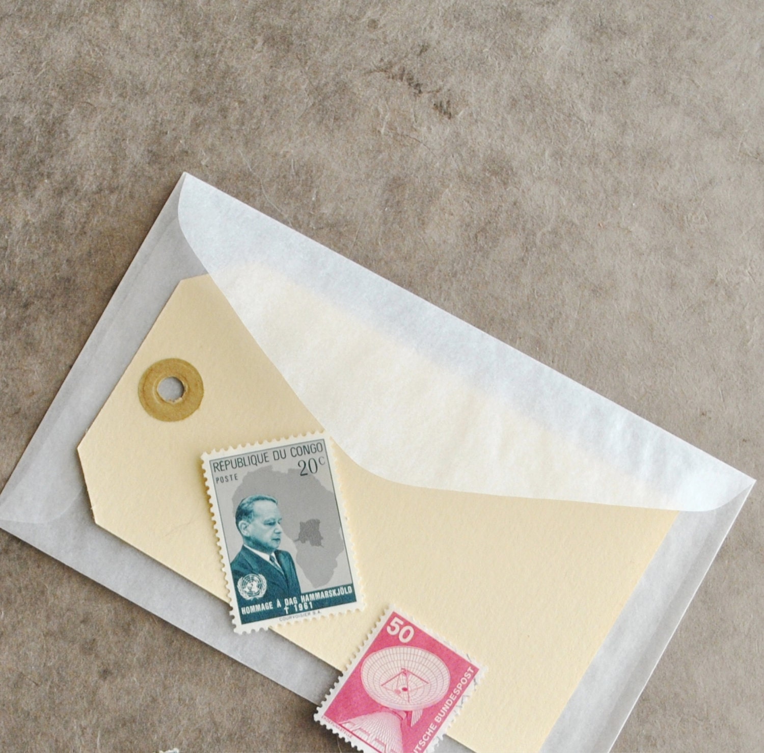 glassine envelopes open side (10 envelopes)