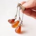 Vintage amber brooch - amber drops pin - copper, caramel brooch Soviet - gift for her brooch