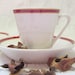 Vintage Pair Espresso Demitasse Cup Coffee Tea Maroon Gold Old World Charm Relaxed Weekends Gift for Him Her