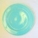 Harlequin Plate Dinner Plate Turquoise/Teal  Art Deco China Fiestaware Riveriaware Sister Lines Vintage