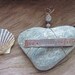 You Are Not Alone Heart Shaped Beach Stone Paperweight