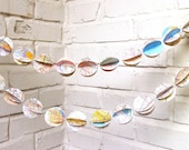 Bon Voyage Paper Garland, Circles, Going Away Party, Wedding Garland, Vintage Maps