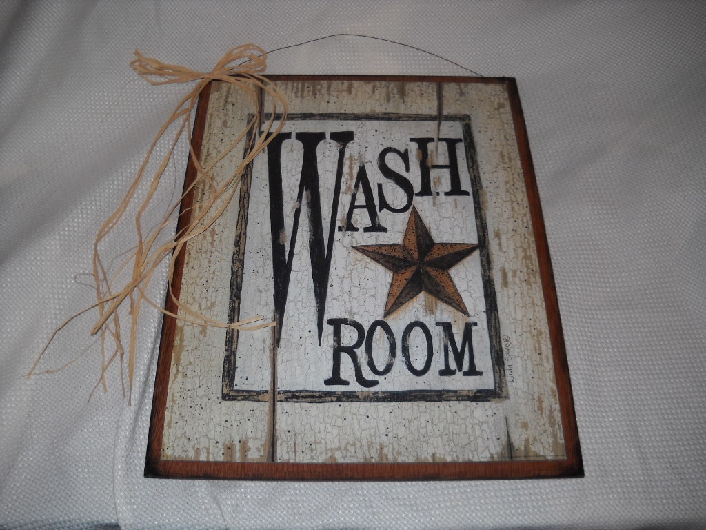 Popular items for primitive bathroom on Etsy