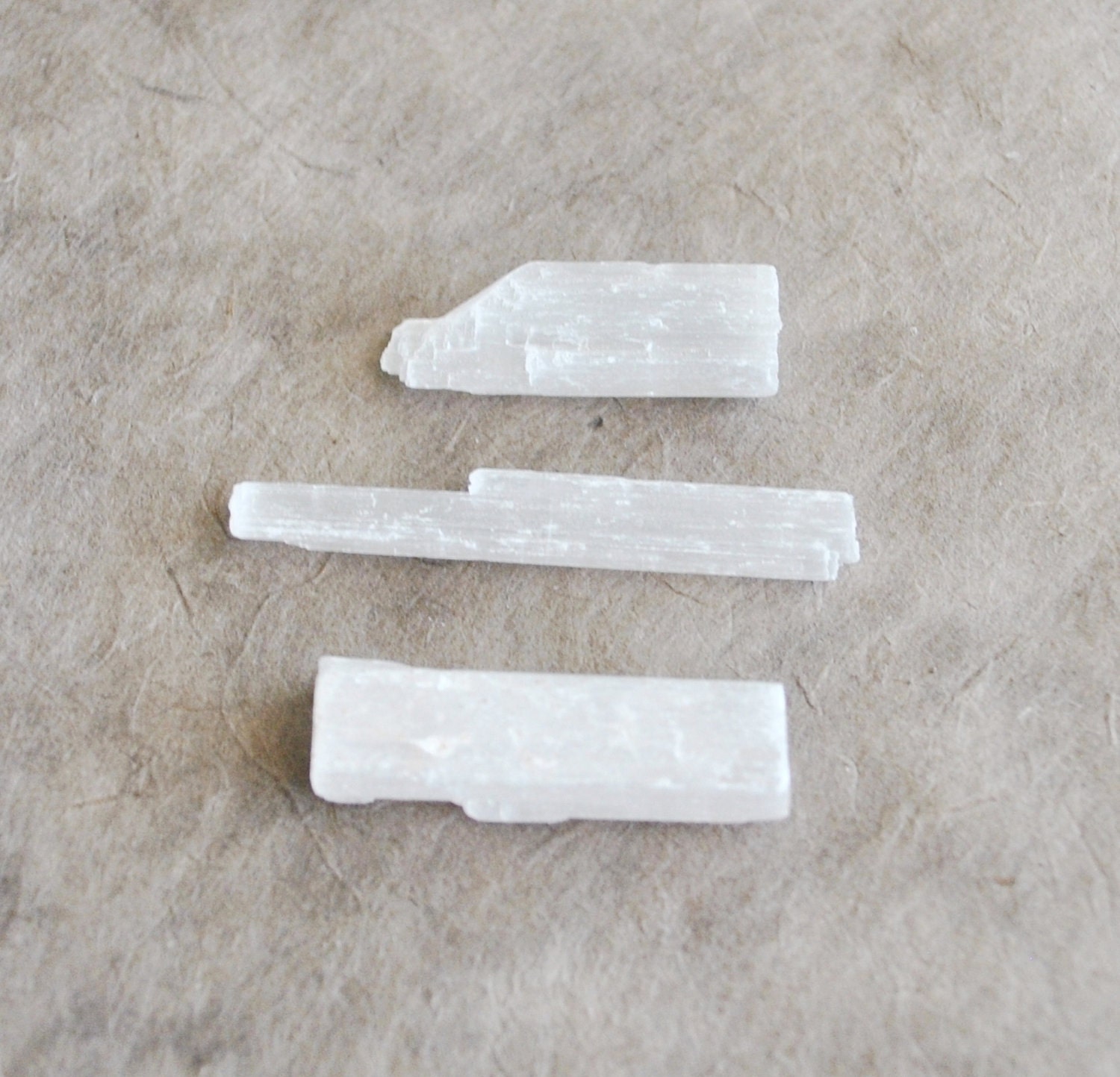 3 selenite crystal sticks