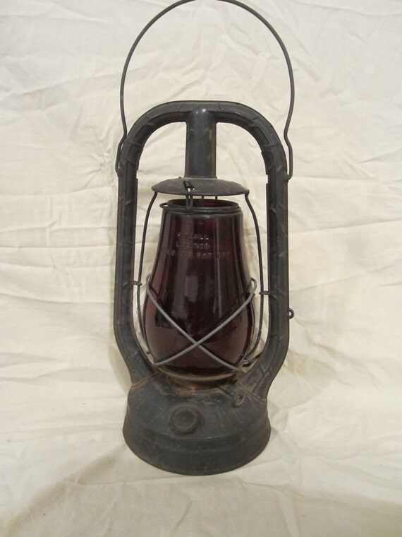 Vintage Dietz Monarch Railroad Kerosene Lantern by LadyNinaNana