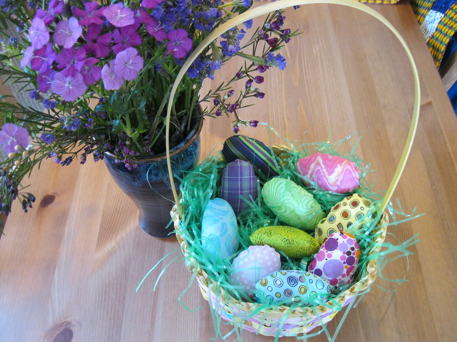 Catnip Easter Egg Toy with Jingle Bell