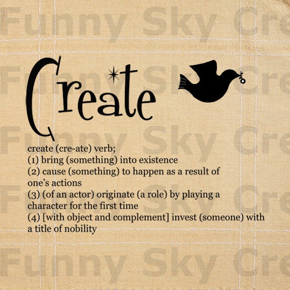 Create Bird Handmade Lover - Burlap Digital Download Paper Word Text Typography Image Transfer To Pillows Tote Bag Tea Towels b045