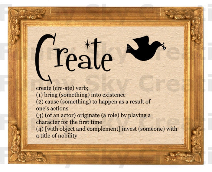 Create Bird Handmade Lover - Burlap Digital Download Paper Word Text Typography Image Transfer To Pillows Tote Bag Tea Towels b045