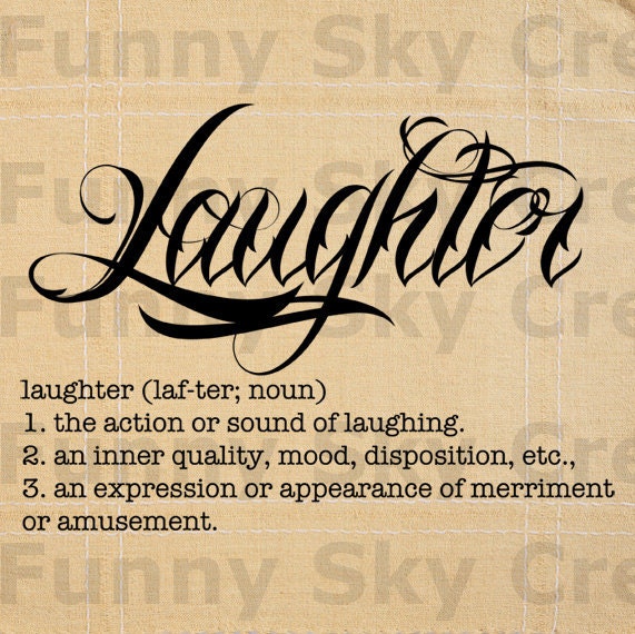 Laughter Dictionary Definition - Burlap Digital Download Paper Word Text Typography Image Transfer To Pillows Tote Bag Tea Towels b148