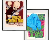 Star Wars Cantina & Max Rebo Band Tour Posters Limited Edition Digital Prints