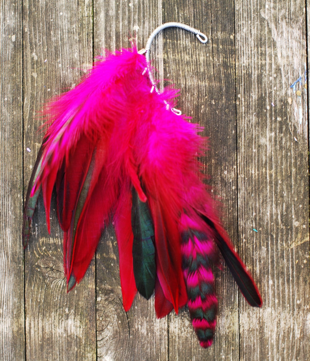 Feather Ear Cuff -  Passion