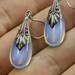 Nice Opalite Sterling Silver Earrings. Fantastic.
