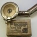 ON SALE. Was 90. Antique SilverTone Reproducer, Tone arm and box of Loud Tone Steel Needles. For antique Phonographs.