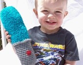 Blue Crochet Laser Saber