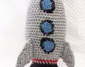 Spaceship - Crochet Plush Rocket Spaceship