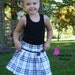 Olivia Skirt Size 2T-7T-PDF pattern- Easy Sew instruction.-Pleated skirt-elastic waistline-twirly skirt