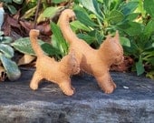 Ginger Mama Cat and her Kitten, 100% Natural and Handmade