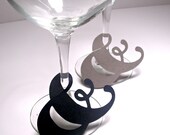 Stemware Name Tag Wedding Place Card Wine Glass Tag And Sign