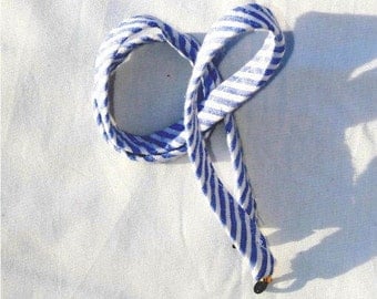Blue Stripe Seersucker Sunglass Croakies