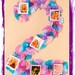 Rapunzel Birthday Number Wreath - Custom