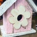 Rustic Pastel Pink Reclaimed Wood Birdhouse
