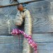 Jute wrapped Candy Cane Christmas Ornaments Natural Primitvie Rustic Decor