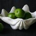 Clam Shell Chowder Soup or Salad Bowl - White Color