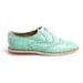 mint oxford brogue shoes - FREE WORLDWIDE SHIPPING