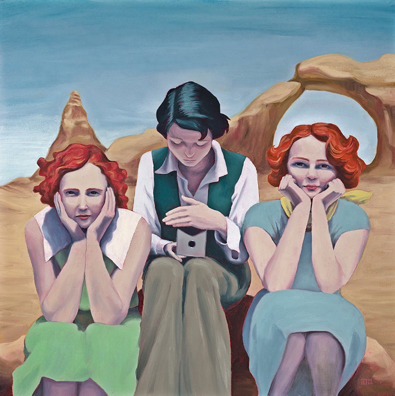 Observer - Mediator - 9x9 Print
