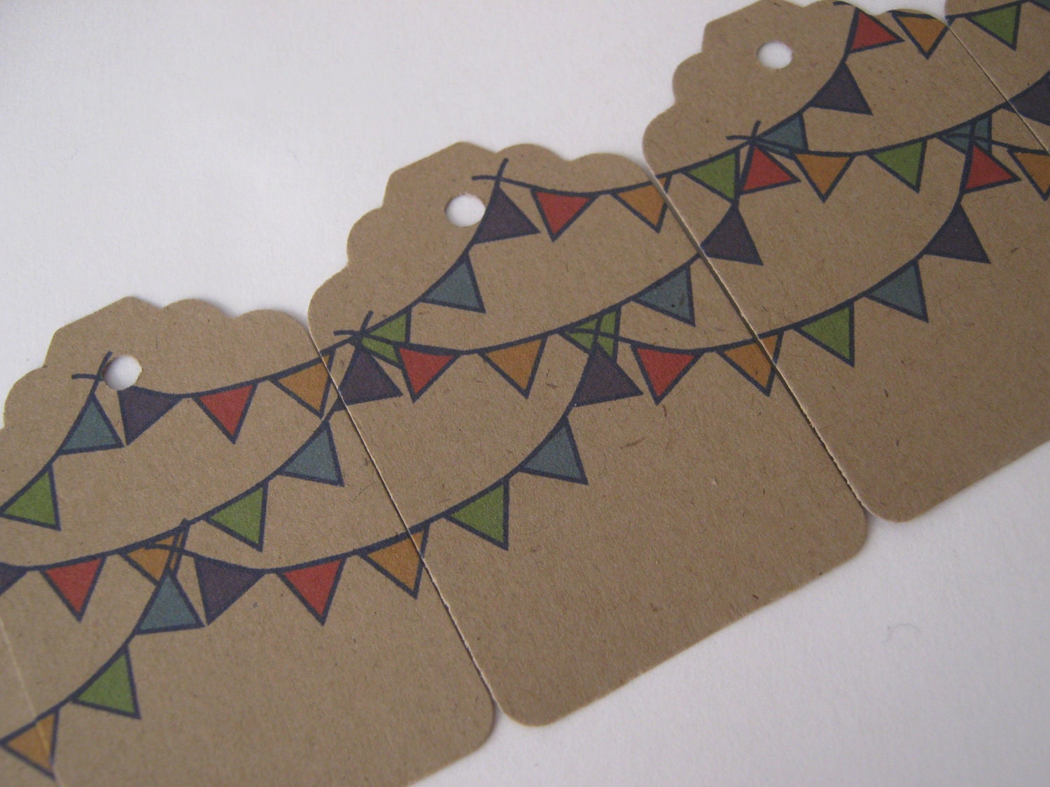 Wedding Place Cards Pendant Bunting Kraft Brown Tags - Set of 200 Il_170x135