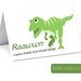 Personalized Stationery Set (8), Kids, Dinosaur, T-Rex Featured, Stationary for Boys