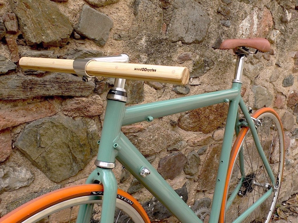 bamboo bicycle handlebar