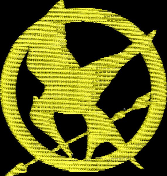 Hungar Games Mocking Jay Embroidery Design by dejahsbabyboutique