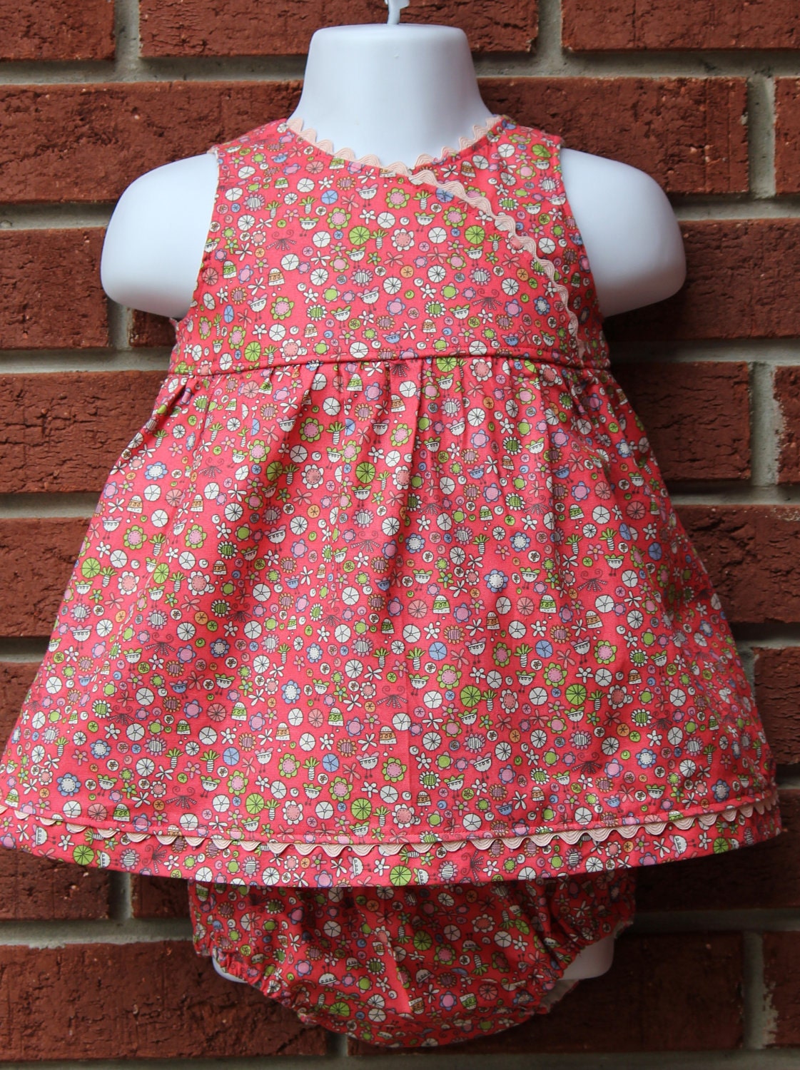 Baby Dress with  Crisscross Bodice--Heidi Grace Fabric