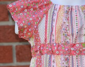 Flowers and Fairies Little Girls Peasant Dress --Heidi Grace Fabric