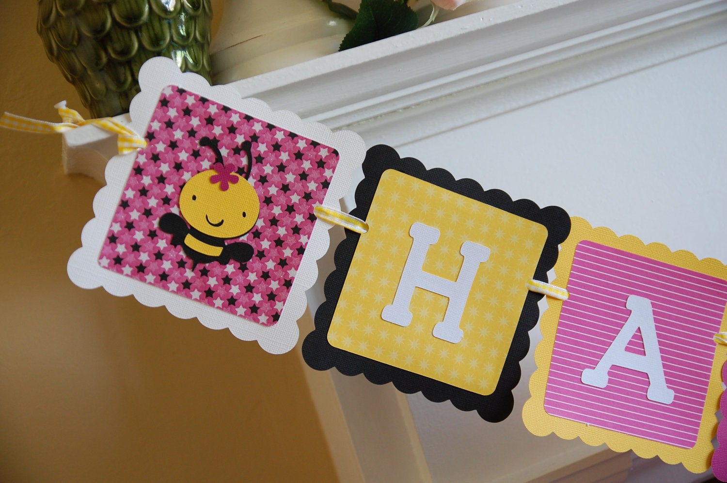 Happy 1st BEEday Banner, Happy 1st Birthday, Bee Birthday, Bee Theme, Bumble Bee Party, Il_570xn