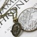 Game of Thrones 'The Wall' Map Book Page Necklace