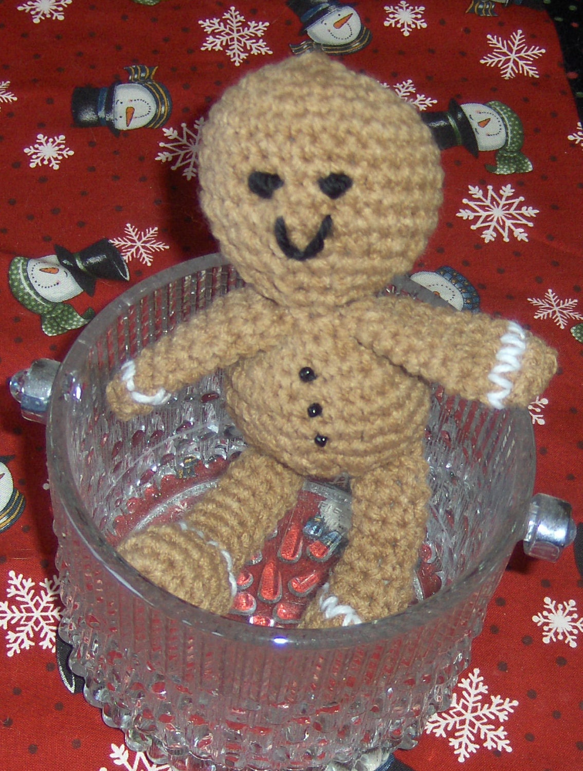 Amigurumi Gingerbread Boy Crochet PATTERN - PDF