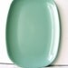 Melmac Aqua green Ornamin Wear melmac melamine mid century platter tray plate Australia
