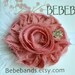 Baby Headband..Baby Girl Headband...Newborn Headband... Shabby chic frayed chiffon flower with feathers on white headband