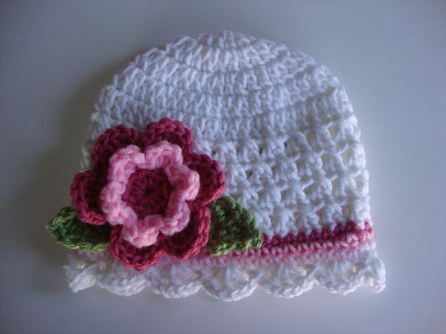 Baby/Toddler/Girl Crochet Hat/Beanie Pattern - Newborn to 4 Years Old - Instant Download