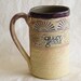 ceramic sunburst coffee mug 16oz stoneware 16A007