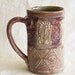 southwest design ceramic mug 16oz stoneware 16D018