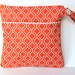 Baby Diaper Wet Bag Wristlet Moroccan Orange