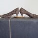 Ferragamo Shoes / 1980s / 9 / Narrow / Olive Green / Mid Heel / Quilted / Italian Designer / High Fashion