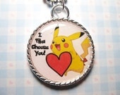 Pokemon Pikachu I Pika Choose You Cameo Pendant Necklace